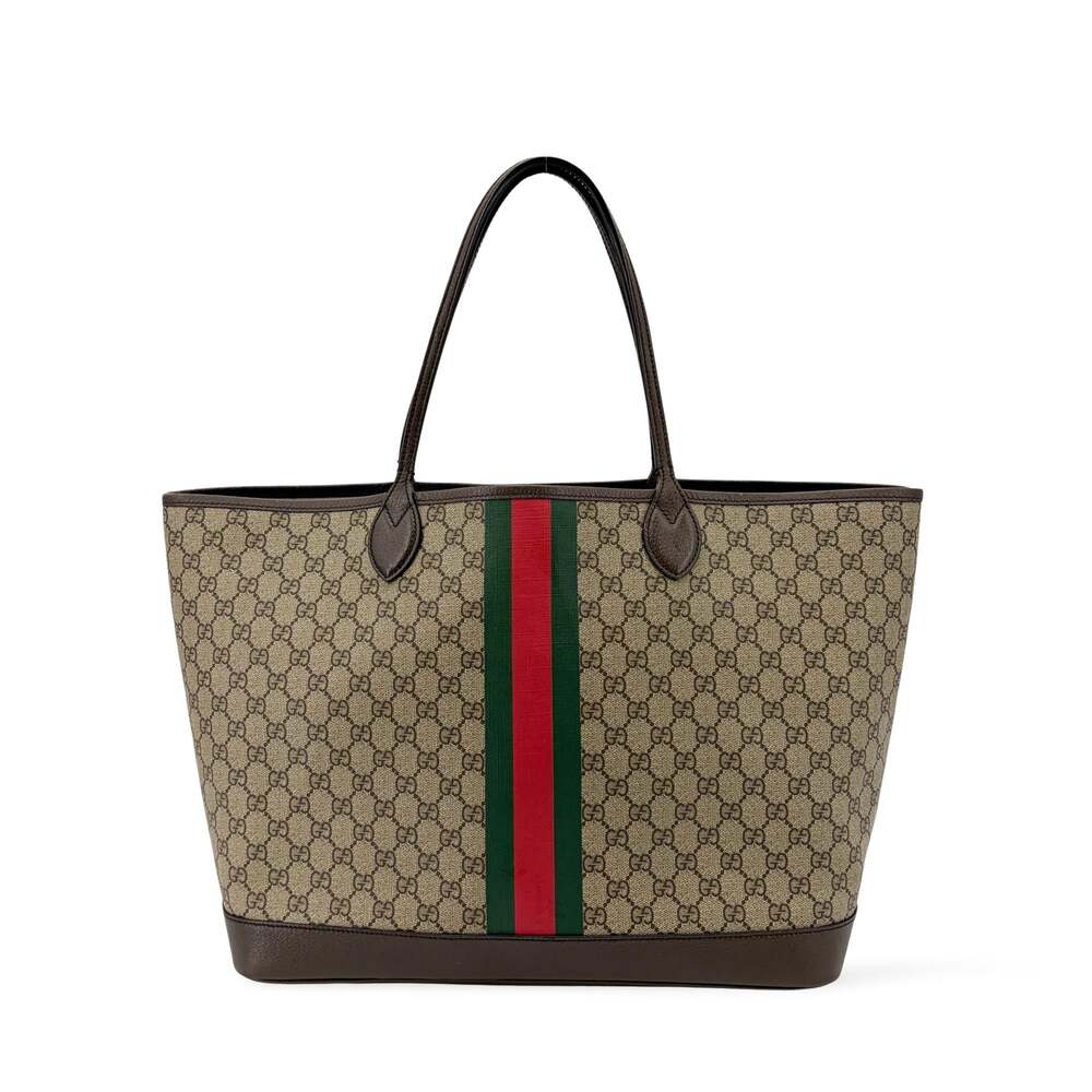 Gucci Ophidia Gg Medium Tote Bag Brown #352129F72B